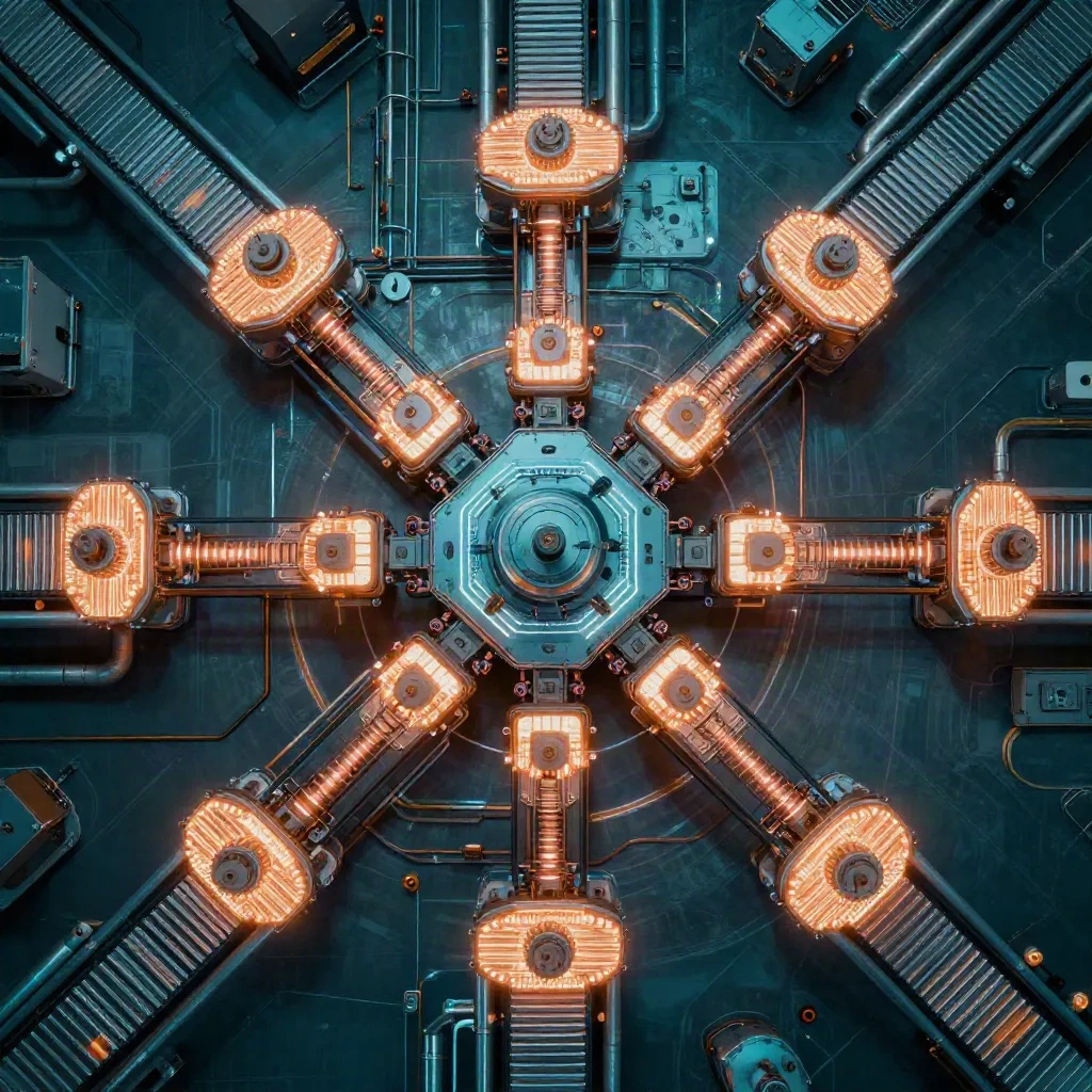 Automatisiertes Pipeline-System, das KI-Agent-Workflow-Routing und Orchestrierung darstellt