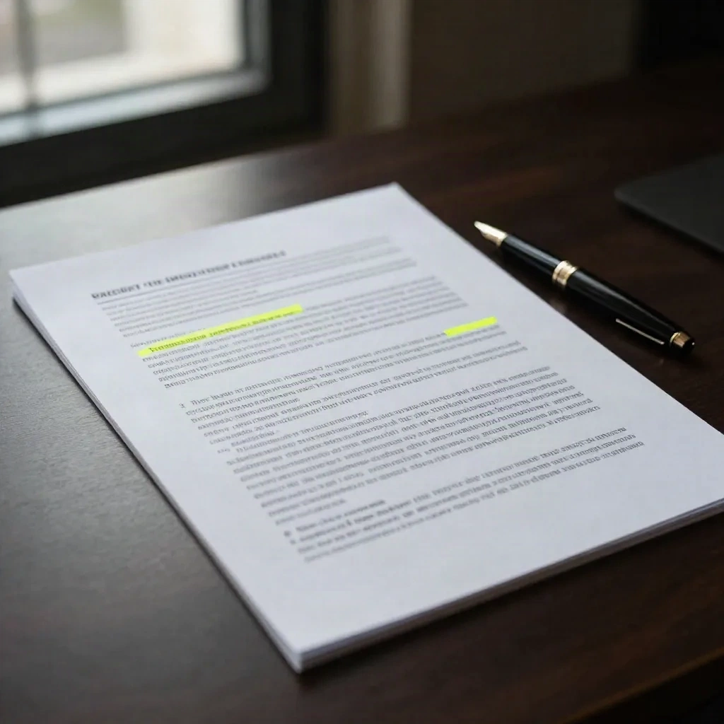 Investment committee memo document being reviewed, representing how deal instrument choice is captured in the IC memo section