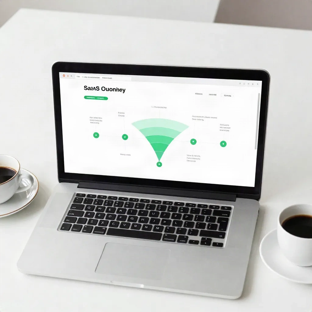 Panel de onboarding de producto SaaS que muestra el recorrido del usuario en autoservicio