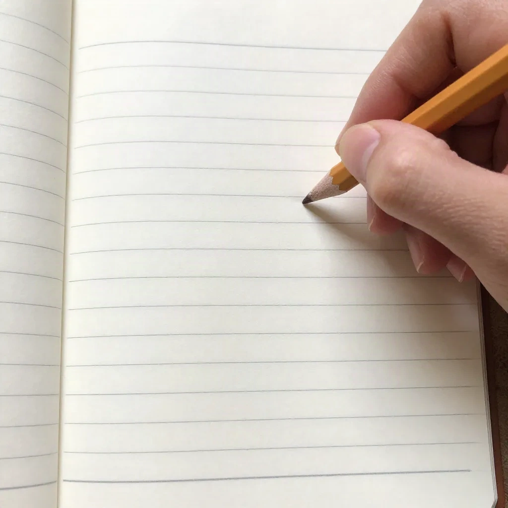 Notebook page split into a cue column and a notes column, the Cornell layout