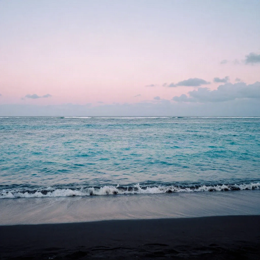 Céu ao amanhecer sobre o oceano, a imagem dentro do nome Kailani