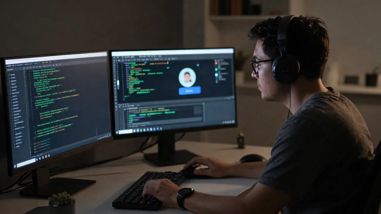 Terminale CLI con output di un agente AI di codifica in esecuzione su un codebase