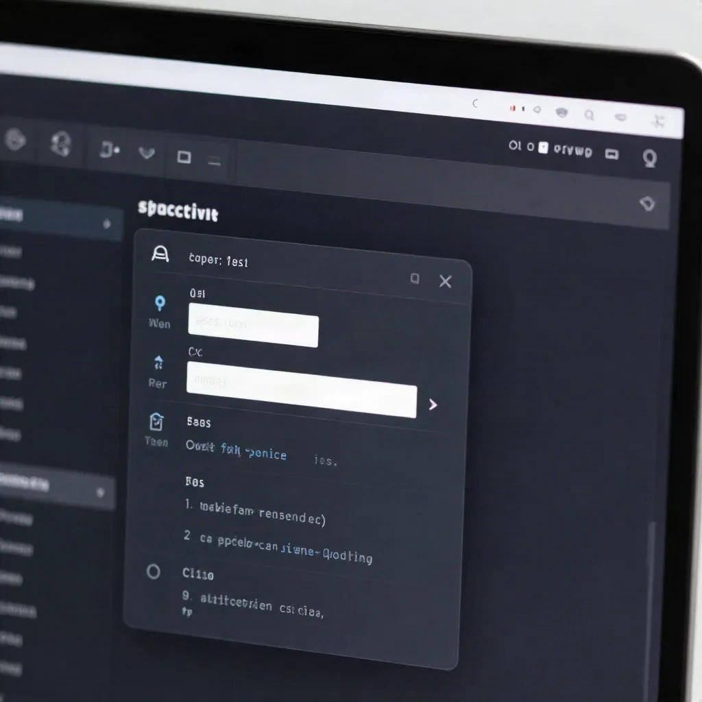 Command palette interface showing slash command autocomplete in a productivity tool