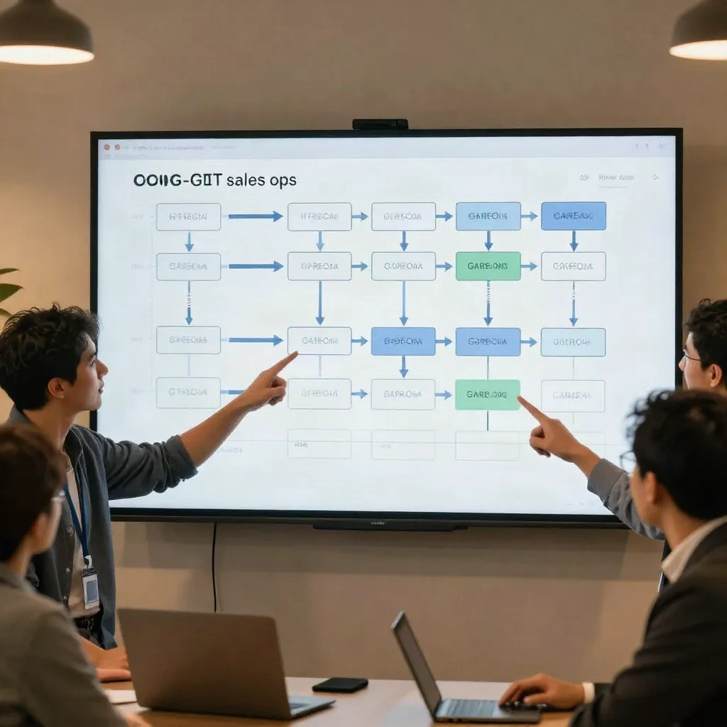 GTM ops team collaborating on AI workflow automation pipeline