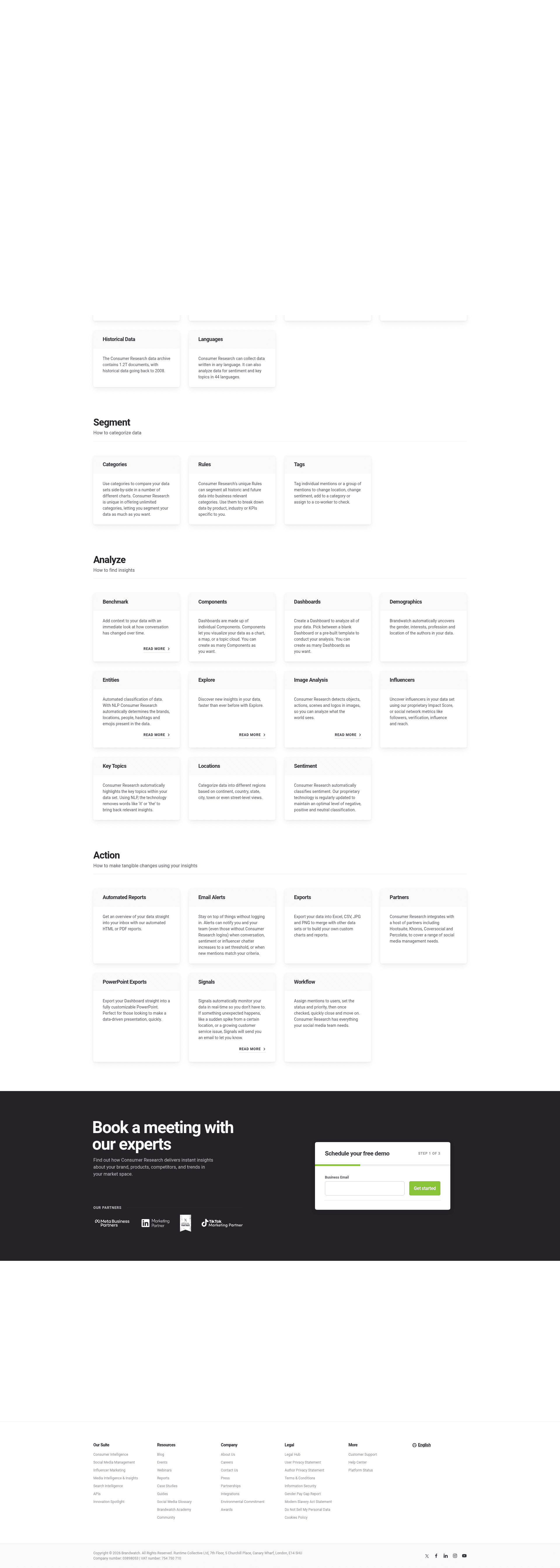 Brandwatch data sources and network coverage page