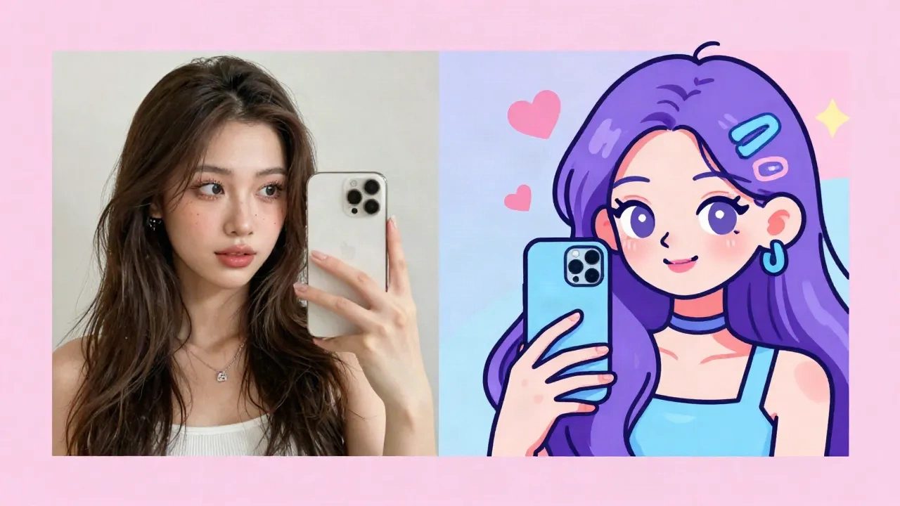 만화 프로필 사진 변환 - 셀카에서 애니 아바타로