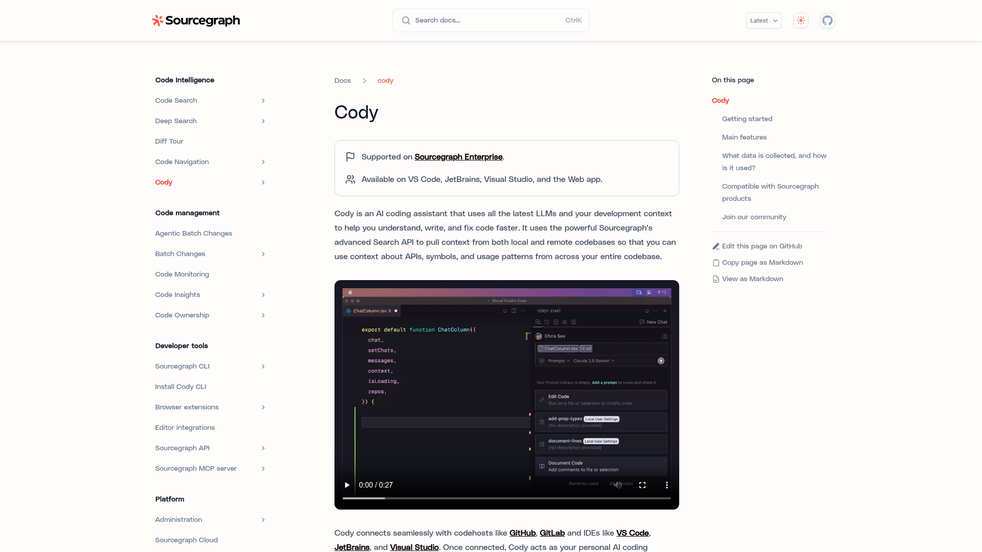 Sourcegraph Cody