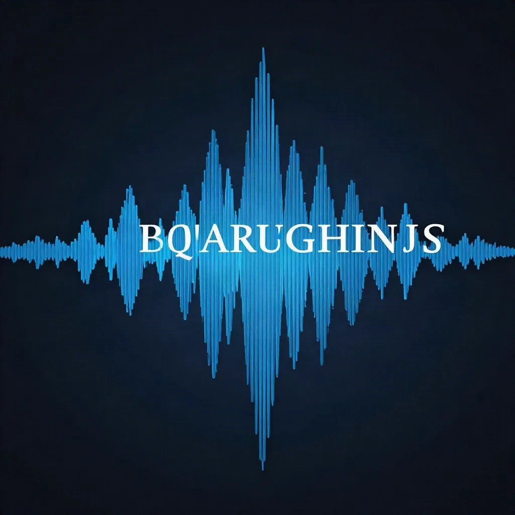Audio waveform converted into text output - AI speech recognition visualization