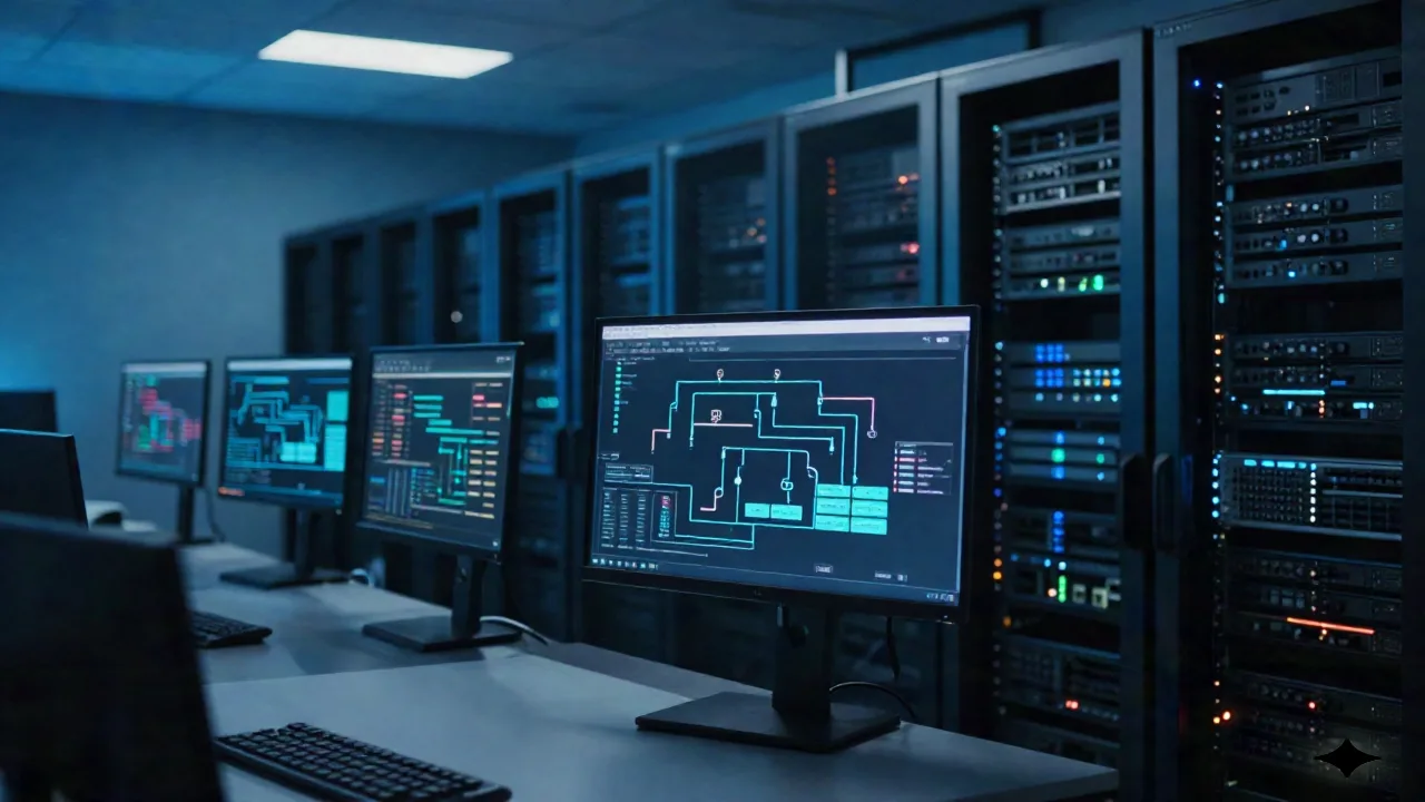 AI agent examples running in a modern server infrastructure environment