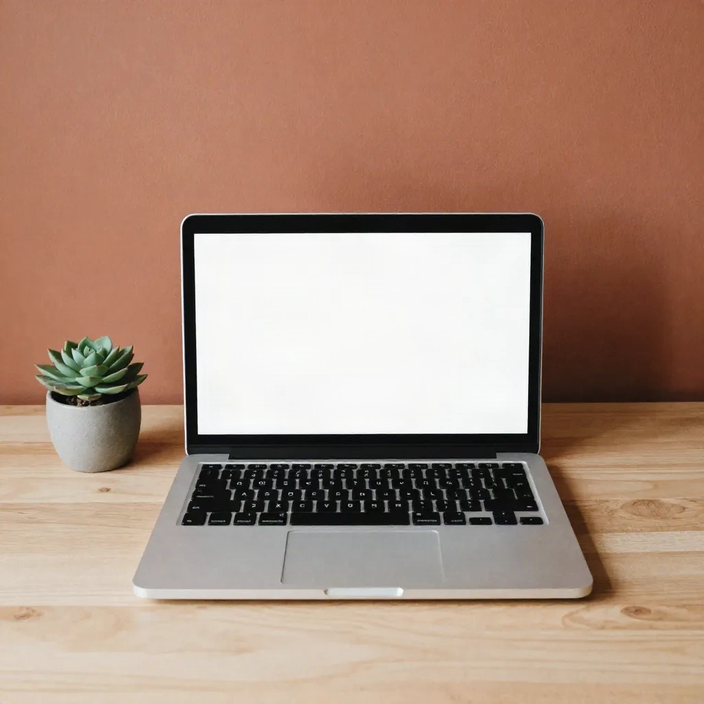 A minimal desk workspace with open laptop, for drafting professional documents