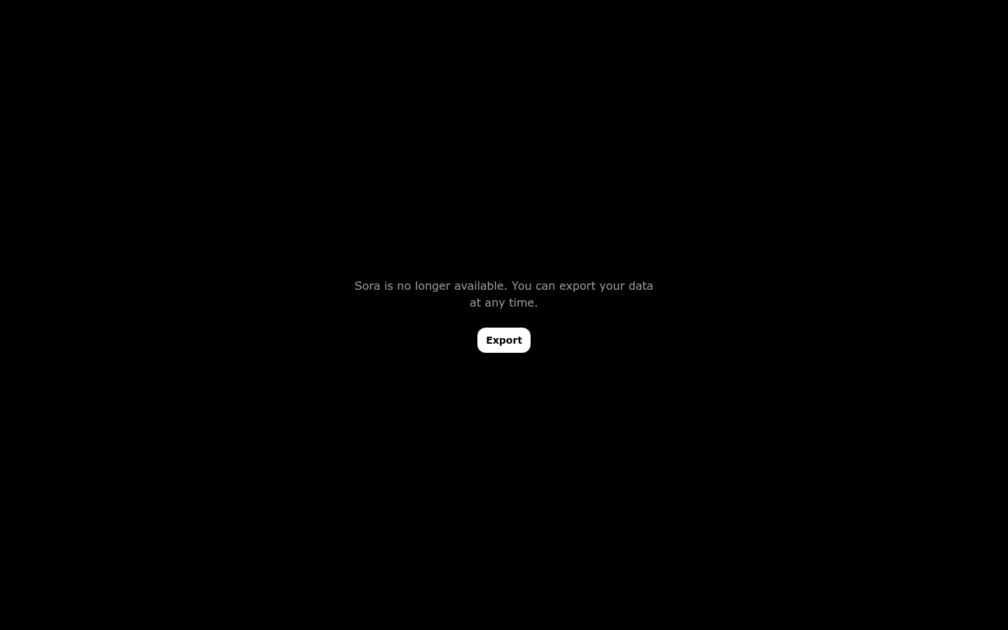 Sora Sunset: OpenAI's Sora ist seit April 2026 nicht mehr verfügbar