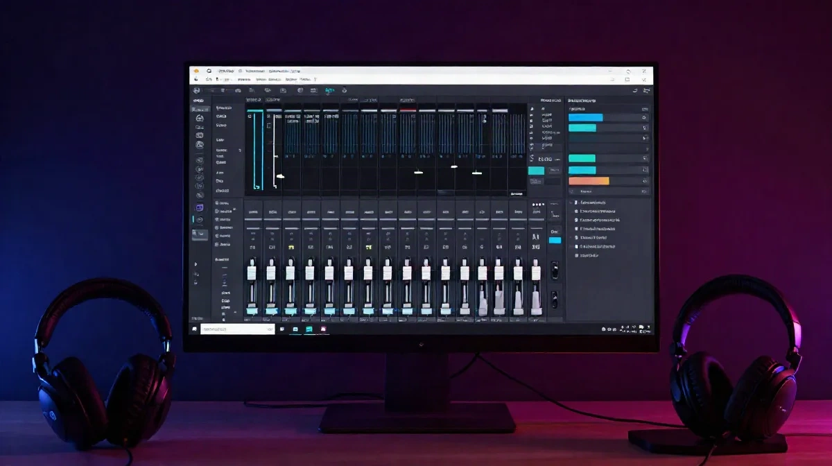 OBS audio mixer setup with multiple tracks for streaming - DMCA safe music configuration