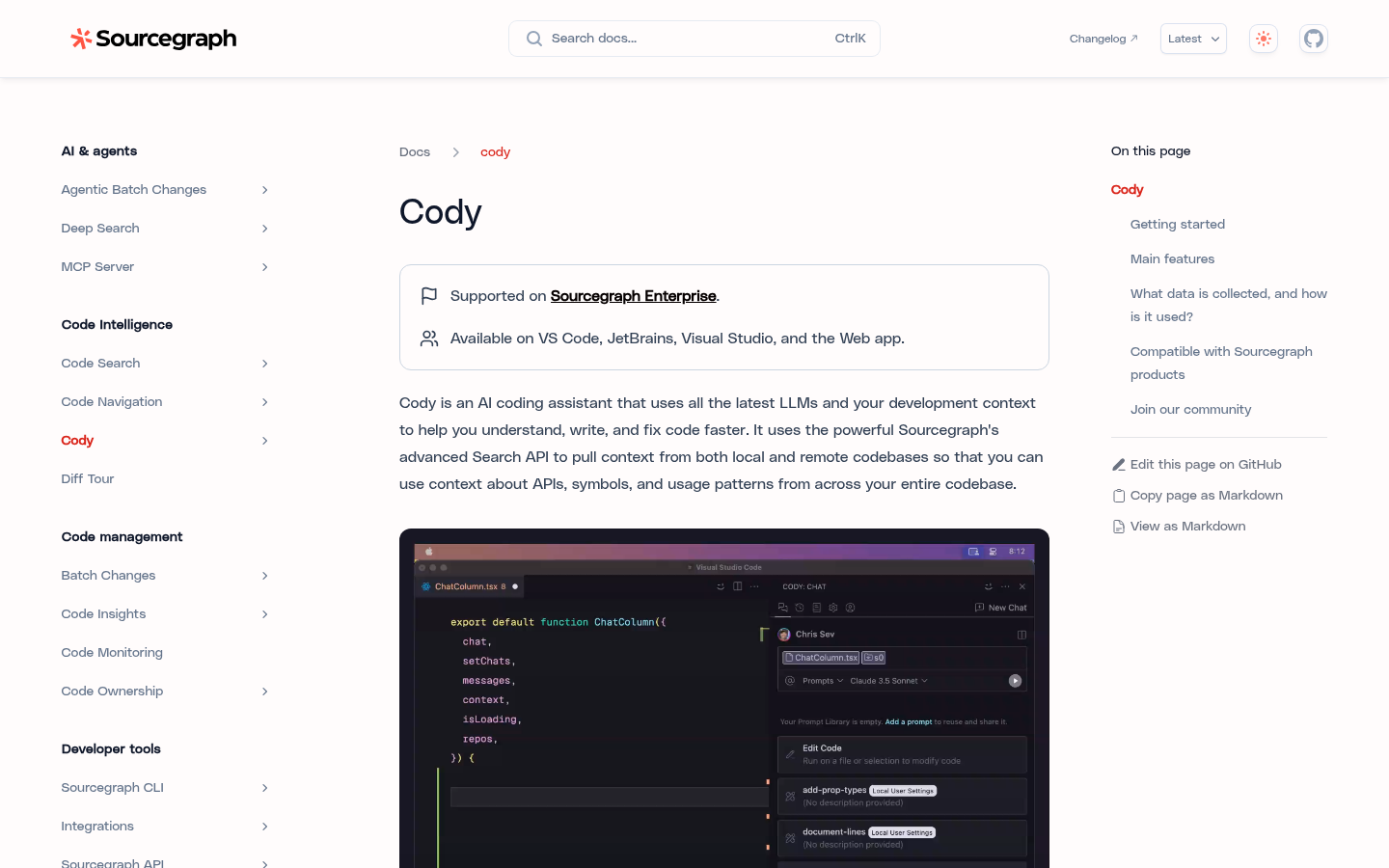 Sourcegraph Cody